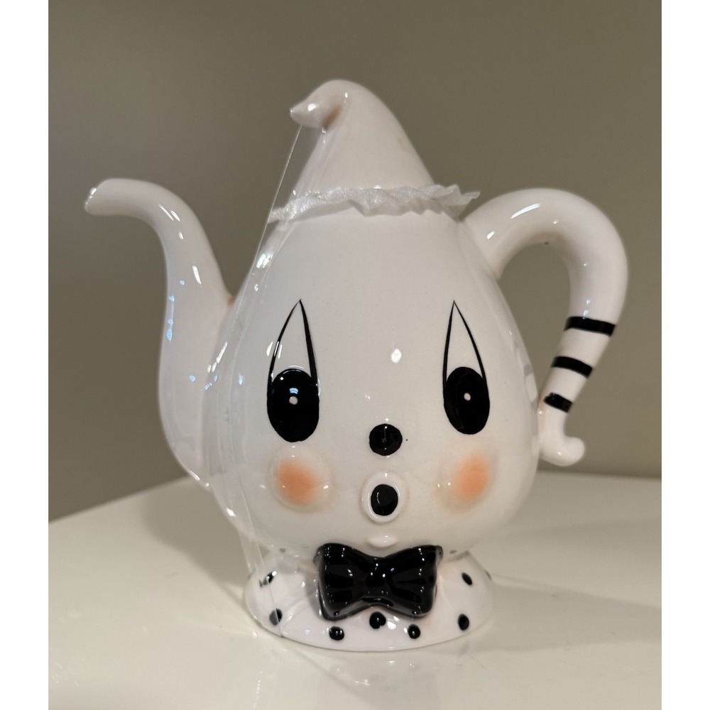 RARE Johanna Parker Halloween Ghost Teapot Gus Collectible  New Never Used
